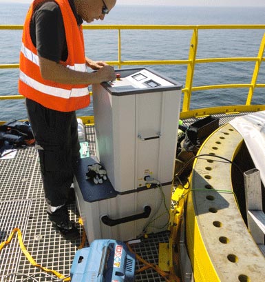 Off shore cable fault finding and diagnosis