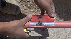 A typical sheath fault