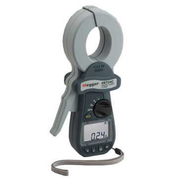 Digital earth/ground clamp testers 