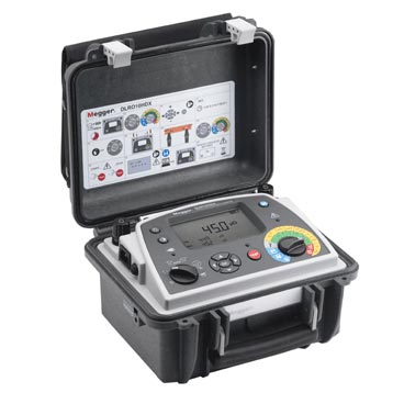 Dual power 10 A micro-ohmmeter with results storage and downloading 