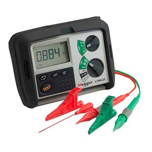 Two-wire non-tripping high resolution loop tester 